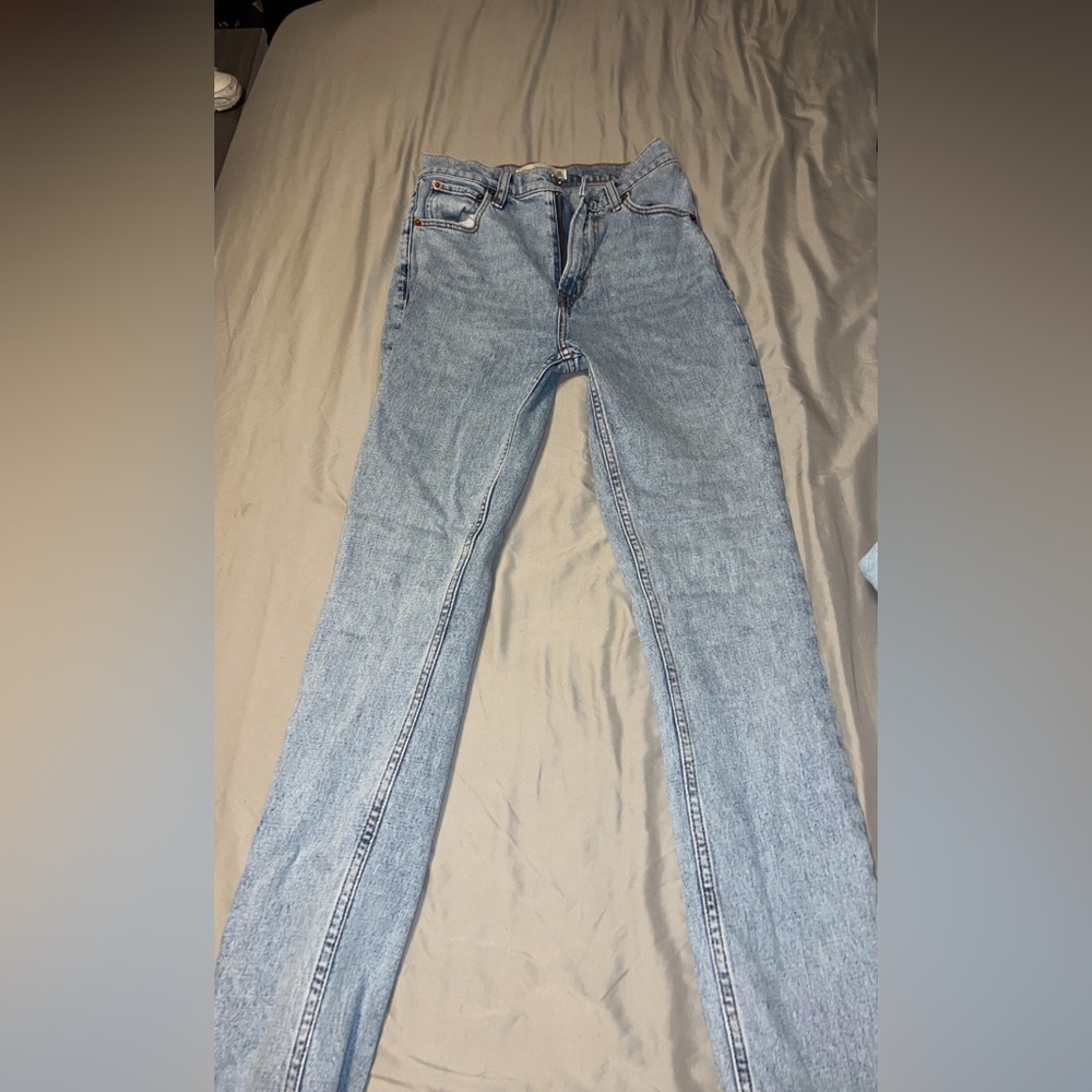 Abercrombie Ultra High rise 90s slim straight jeans